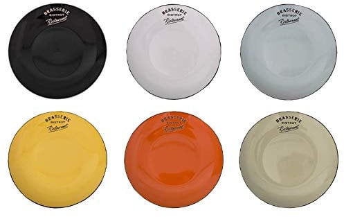 Assiettes colorées Brasserie bistrot (Lot de 6) Assiettes plates - 21,5 cm