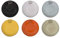 Assiettes colorées Brasserie bistrot (Lot de 6) Assiettes plates - 21,5 cm
