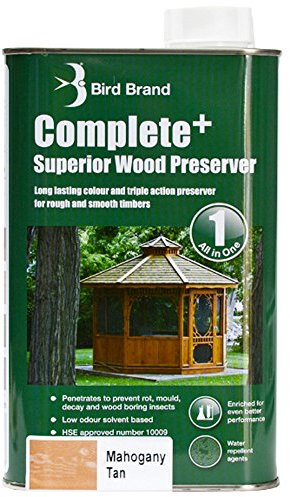 Bird Brand Complete+ Superior Wood Preserver Mahogany Tan - 5 Litre