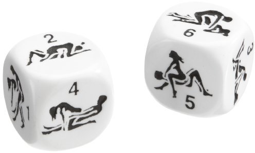 Philos 7900 - Würfel Kama Sutra, weiß, 2St./Brick