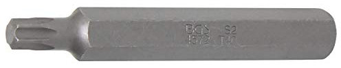 BGS 4572 | Bit | Länge 75 mm | Antrieb Außensechskant 10 mm (3/8) | T-Profil (für Torx) T40 | Schraubendreher-Einsatz | CV-Stahl