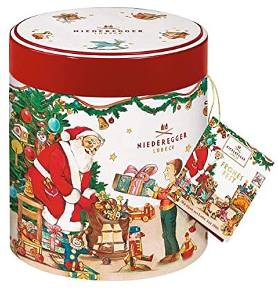 Niederegger Weihnachtsdose mit Marzipan Klassikern Nostalgie 250g