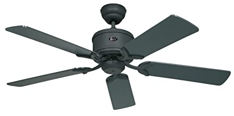 CasaFan ECO ELEMENTS 132 GR-GR/SW Flügel Schwarz/Graphit Deckenventilator | Rotorblatt-Ø 1320 mm, Lack graphit / Lack schwarz