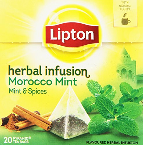 Lipton Pirámide Infusión Morocco de Menta y Canela - 20 bolsitas