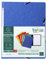 Exacompta 55412E 10er Pack Eckspanner-Mappe. Aus Colorspan-Karton DIN A4 mit 2 Gummizügen blau Sammelmappe Dokumentenmappe ideal für Büro und Schule