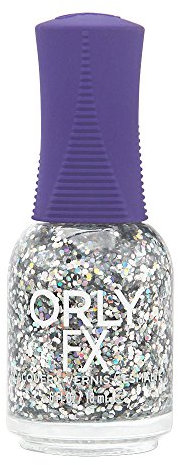 ORLY Holy Holo Nail Polish Topper (18ml), Silver Holographic Confetti Nail Varnish