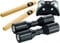 Meinl Percussion Perc Pack Set - Include Luis Conte Live Shaker, foot tambourine, e 1 paio di claves - Black, Natural (PP-1)