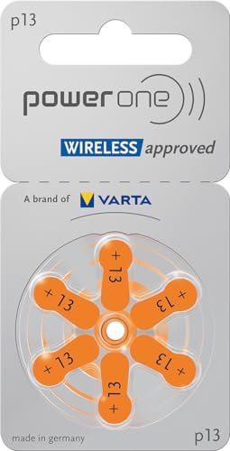 Powerone Lot de 60 piles pour appareil auditif type 10 13 312 675 Orange