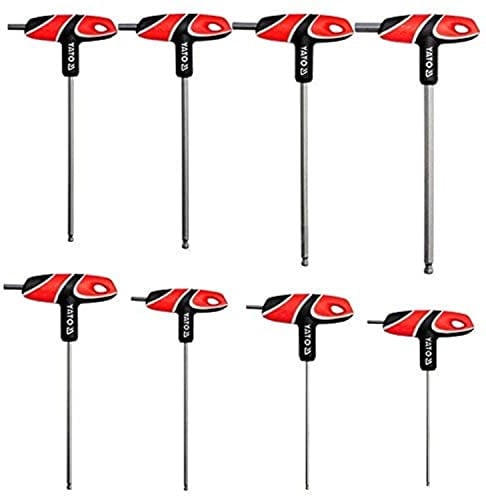 YATO YT-05597 - llave hexagonal con mango en T con 8pcs juego de bolas