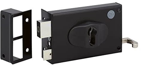 Metalux SSA45703 Serrure en Applique Horizontale-Réglable 52/60 mm-Tirage Gauche-Cylindre euro-ND10 9770