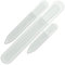 Mont Bleu Profesional Conjunto de 3 limas de uñas de cristal - vidrio templado checo auténtico - Fabricado a mano en la República Checa - Limas para Uñas naturales