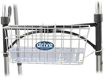 Drive Medical Walker Basket, White