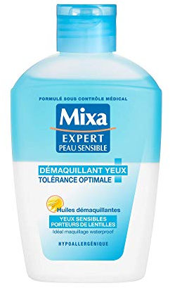 Mixa Expert Peau Sensible Démaquillant Yeux Tolérance Optimale, 125ml