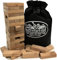 Large Wooden Tower Deluxe Stacking Game with Exclusive Matty's Toy Stop Storage Bag