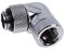 Alphacool 17261 Eiszapfen Winkeladapter 90° drehbar G1/4 AG auf G1/4 IG - Chrome