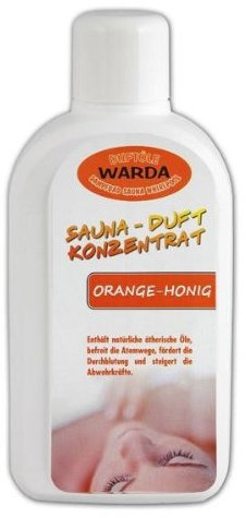 Warda Saunaaufguss Orange-Honig 1 l Flasche - Ein Liter Konzentrat