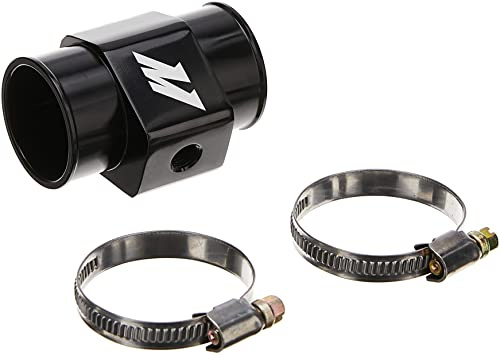 Mishimoto MMWHS-38-BK Black 38mm Water Temperature Sensor Adapter
