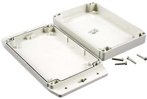 Hammond Enclosure, PCB/Panel/din Rail, Pc, Gray - 1555J2F42GY