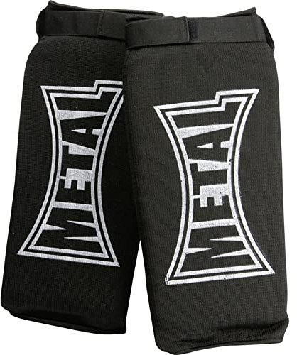 METAL BOXE Protège-Tibias Noir M