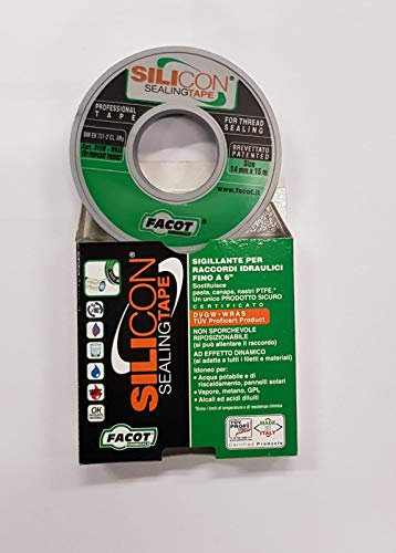 Facot Chemicals 8.03301E+12 Silicon Sealing Tape, Verde