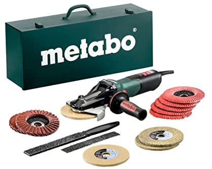 Metabo Winkelschleifer WEVF 10-125 Quick Inox Set