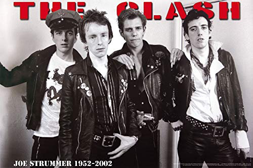 1art1 The Clash Poster Strummer Plakat | Bild 91x61 cm