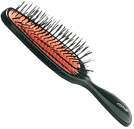 COMAIR GERMANY - Pneumatikbürste Nylon - 6 Reihen - Haarbrush - Schwarz - Normal - Erwachsene