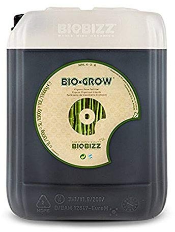 BioBizz 05-225-035 Bio-Grow Engrais de Croissance, Transparent, 10 L