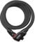 ABUS Kabelschloss Phantom 8950/180 TexKF - Fahrradschloss-Set mit Halterung TexKF für den Rahmen des Fahrrads - 12/15 mm - ABUS Sicherheitslevel 5 - Schwarz