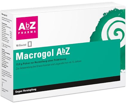 Macrogol AbZ: Hilft sanft bei akuter und chronischer Verstopfung, 10 Dosier-Beutel
