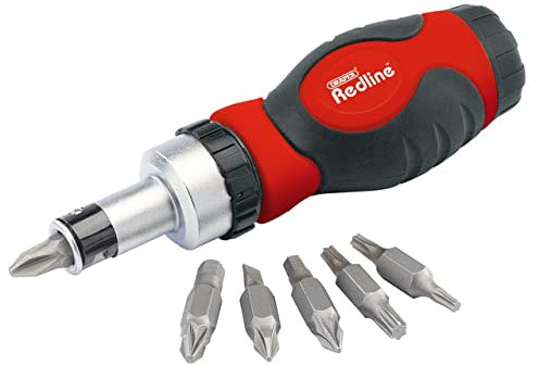 Draper 68924 Ratcheting Screwdriver and Bit Set (6-Piece)