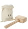 Viski Professionelle Lewis EIS-Tasche und Hammer, Strandholz, Mehrfarbig, 12 x 20 x 25 cm