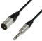 Adam Hall Cables 4 STAR BMV 0150 - Cavo microfono REAN XLR maschio a jack stereo da 6,3 mm 1,5 m