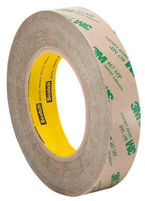 tapecase 467 MP 1,8 cm X 60YD High Performance Transfer Klebeband, 1973 von 3 M 467 MP, 1,8 cm X 60 Yard Rolle