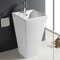 Rue du bain - Lavabo Totem carré céramique Blanc LINE
