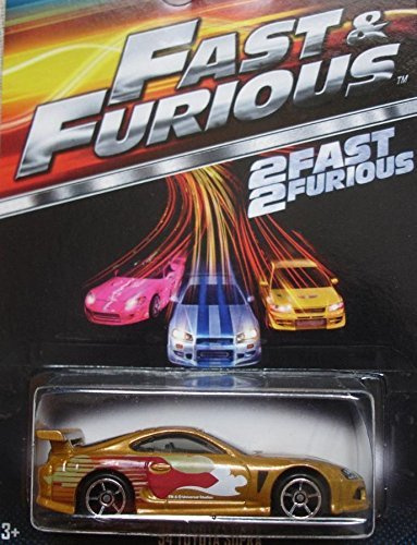 HOT WHEELS 2015 FAST AND FURIOUS RELEASE EXCLUSIVE GOLD '94 TOYOTA SUPRA #2/8 DIE-CAST by Mattel