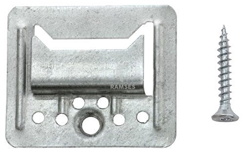 Profilholzkrallen extra stark inklusive Schrauben 3 mm Stahl verzinkt 100 Stück
