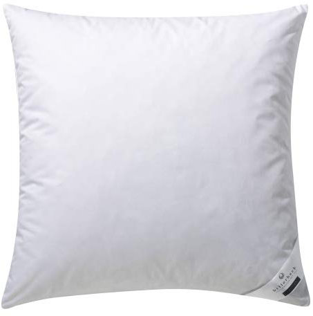 Billerbeck Kopfkissen Clivia 30 – Kissen in 80 x 80 cm - Daunenkissen mit weicher Stützkraft - 70% Federn, 30% Daunen