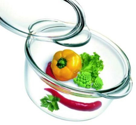 Simax Schmortopf mit flachem Deckel, rund, 3,5 l