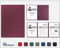 5 Stück 3-teilige Bewerbungsmappen BL-exclusivdruck® OPTIMA-plus in Bordeaux - Premium-Qualität mit edler Relief-Prägung 'Bewerbung' - Produkt-Design von 'Mario Lemani'