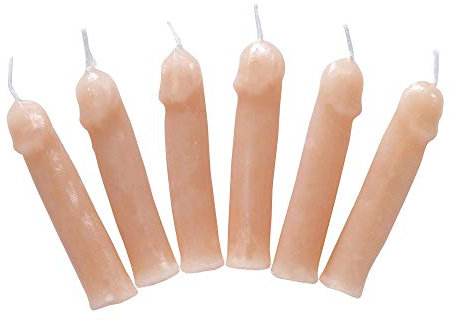 6 Willy Candles (Kostümzubehör)