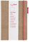 transotype senseBook RED RUBBER Design Notizbuch, medium - ca. A5, blanko, weitere Varianten auswählbar, mit rotem Gummiband, edles Rinderleder