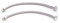 Xcel Home 2 x 1/2 x 1/2 BSP (500 mm) terminali lunghi per rubinetti da cucina/lavandino monoblocco, connettori flessibili