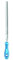 PFERD Werkstattfeile Dreikant, 250mm, dreieckige, spitz zulaufende Feile, Kreuzhieb H1 auf drei Seiten, inkl. Ergonomie-Feilenheft, 11211256 – für die grobe Zerspanung und zum Schruppen geeignet