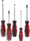 KS Tools 159.0005 ERGOTORQUEplus Schraubendreher-Satz, 5-tlg