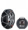 Schneekette THULE CB-12 PKW für die Reifengröße 195/55 R13 Preis-Leistungs-Sieger (1 Satz - 2 Stück Schneeketten) im Set mit hochwertigen Handschuhen