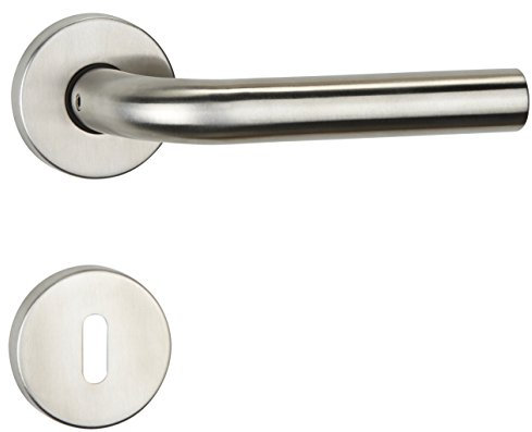 Hermat ZT-Rosettengarnitur Basic 03 mit Rosetten 2036K Edelstahl BB,PZ,WC