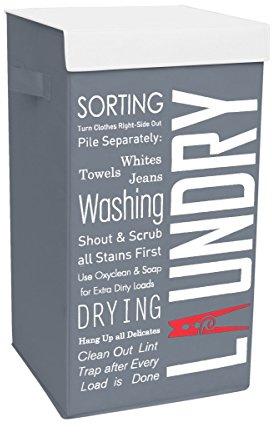 Ordinett Deco Laundry Basketball, Polyester, mittelgroß