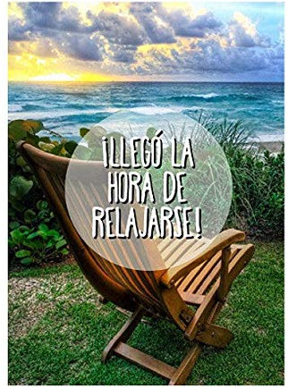 Tarjeta jubilacion relax 20x30 cm super
