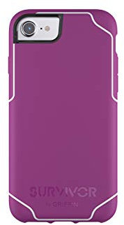 Griffin Survivor Journey Case for iPhone 7 - Sangria/Apple White, GB42774